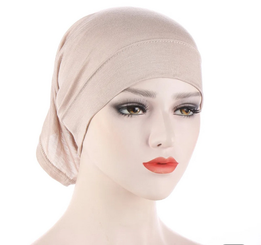 Beige Hijab Undercap - Ayesha’s Collection