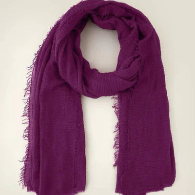 Purple Maroon Summer Cotton Hijabs - Ayesha’s Collection