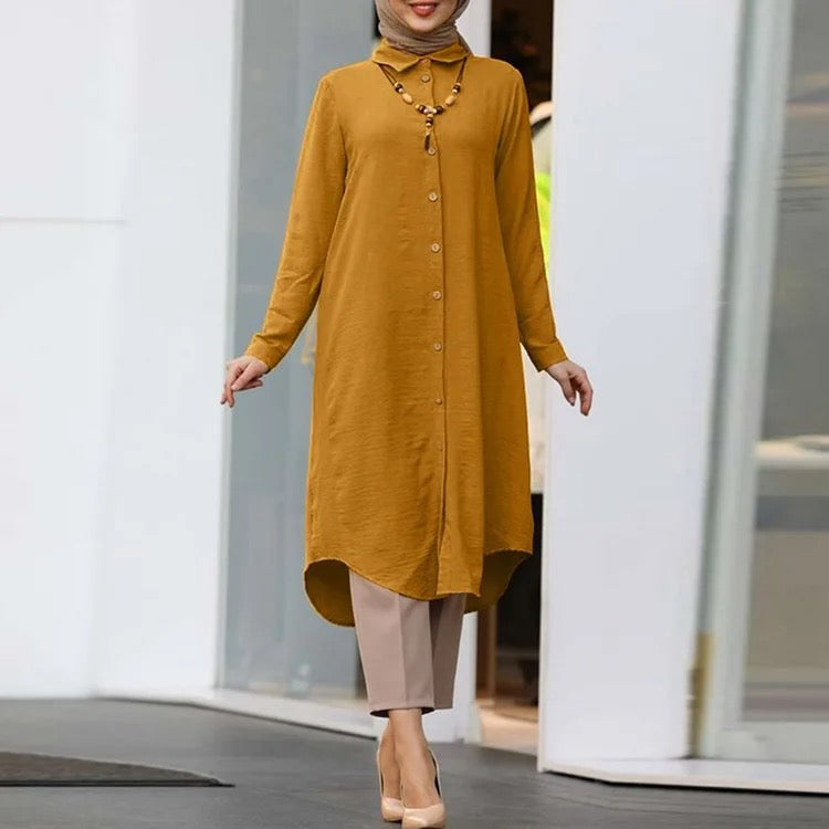 Ethnic Dress | Mustard