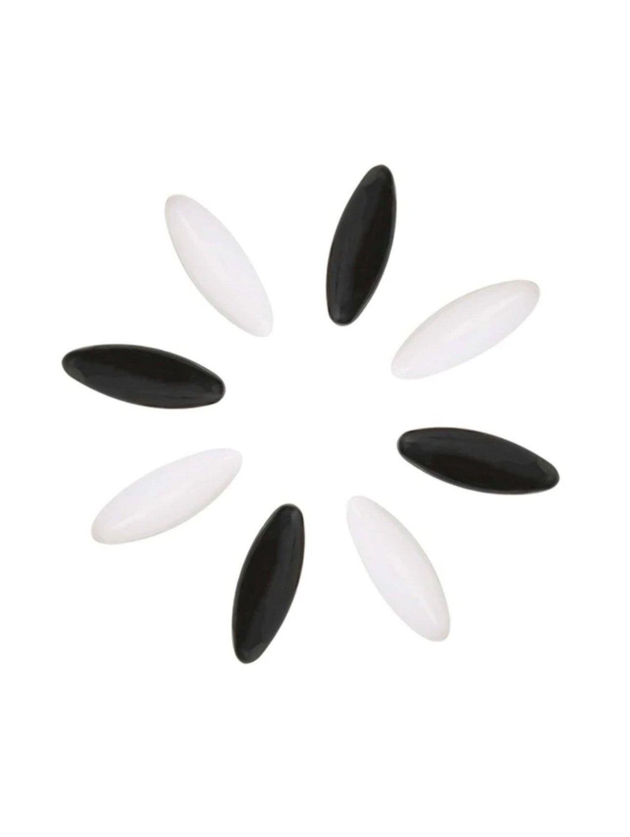 Hijab Pins (Black and White)