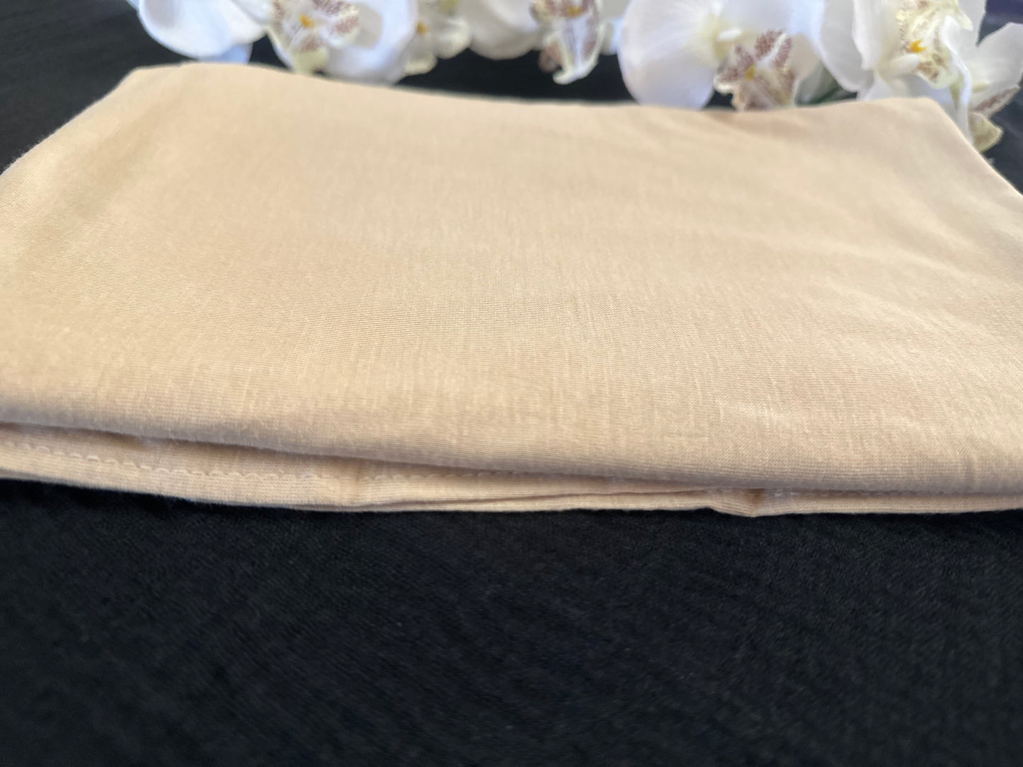 Premium Quality Cotton Jersey Hijab / Shawl | Tan