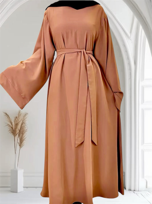Essential Dubai Abaya | Camel Brown
