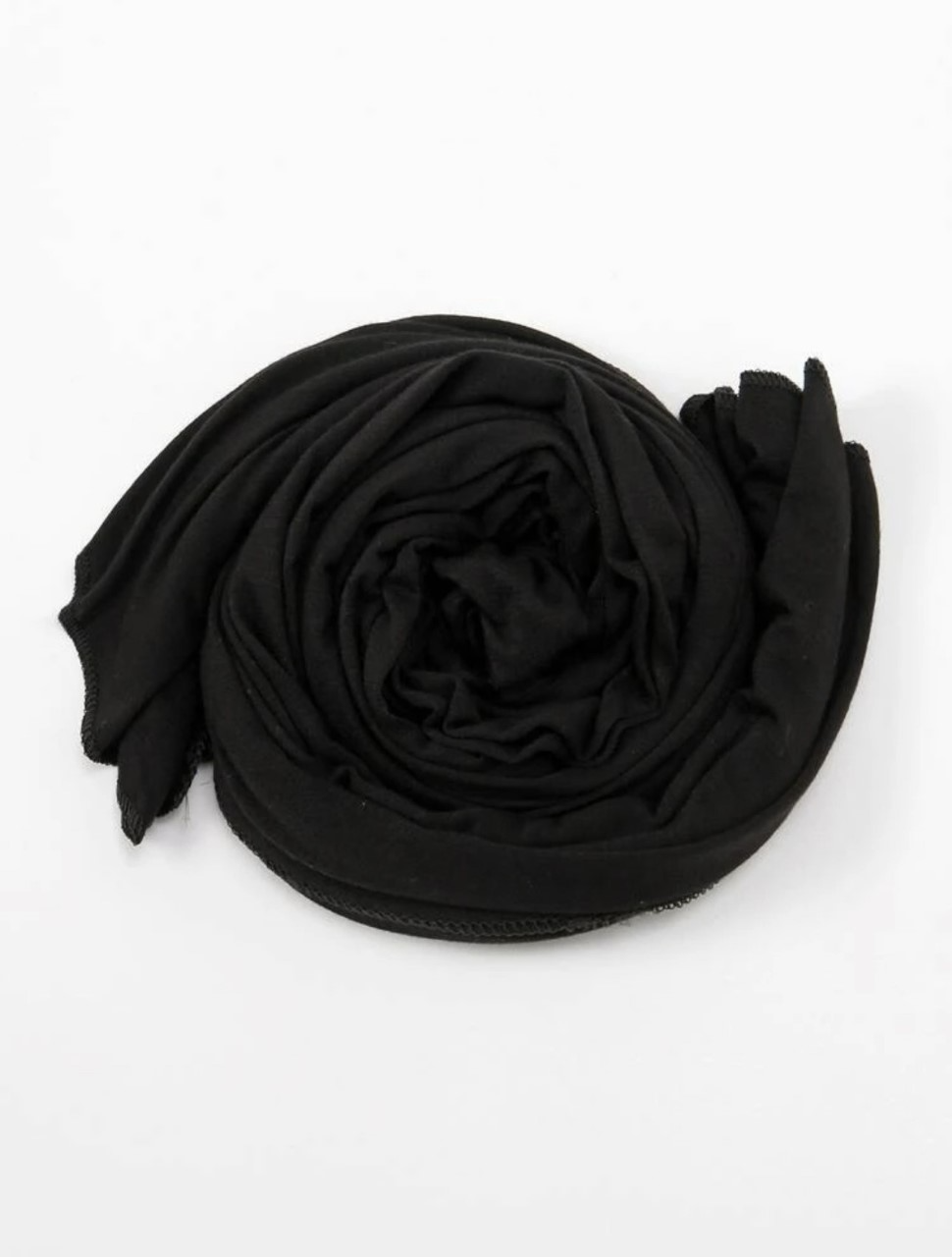 Rayon Jersey Scarf Black | Ayesha's Collection