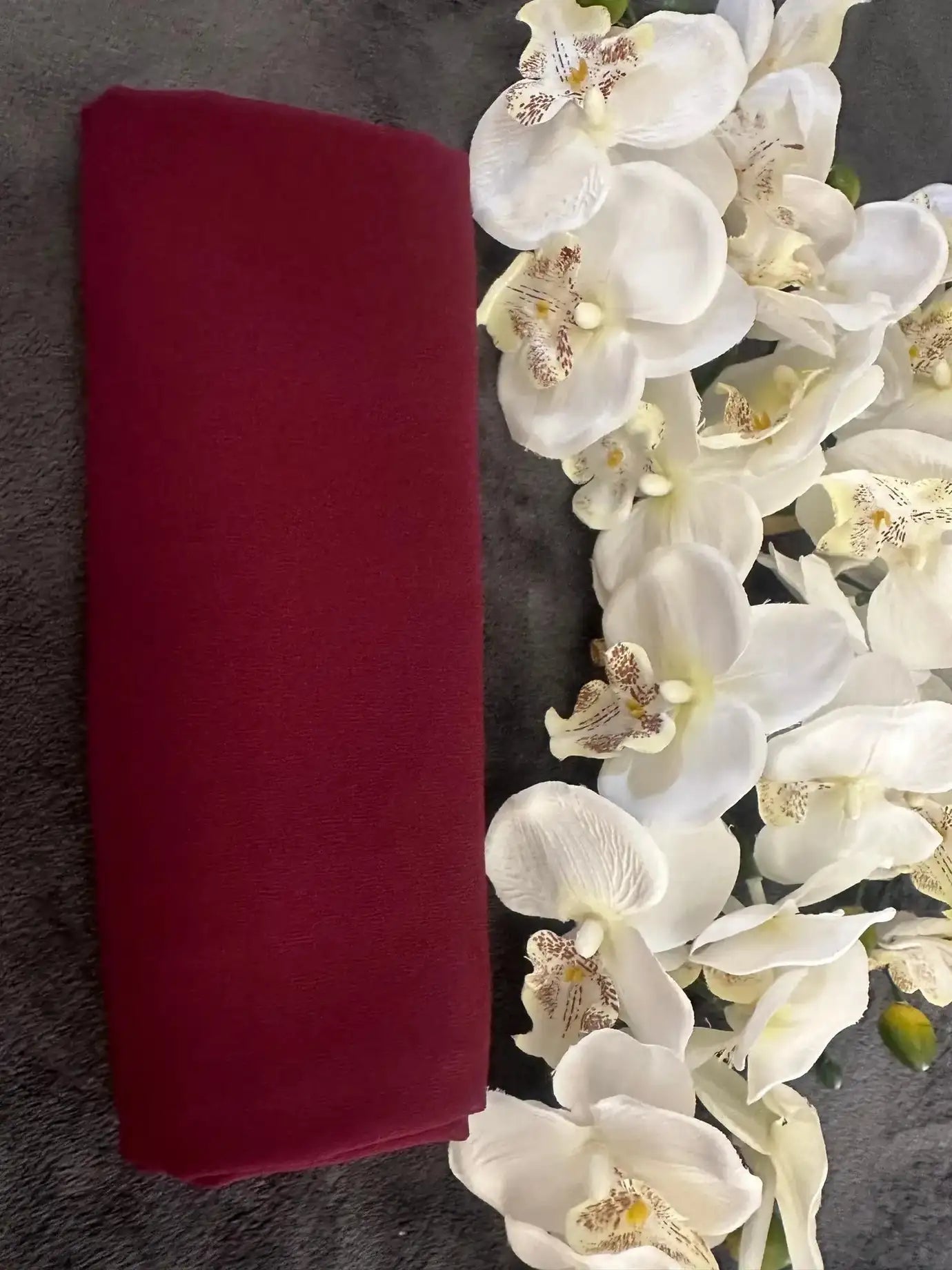 Plum chiffon hijab - Ayesha’s Collection