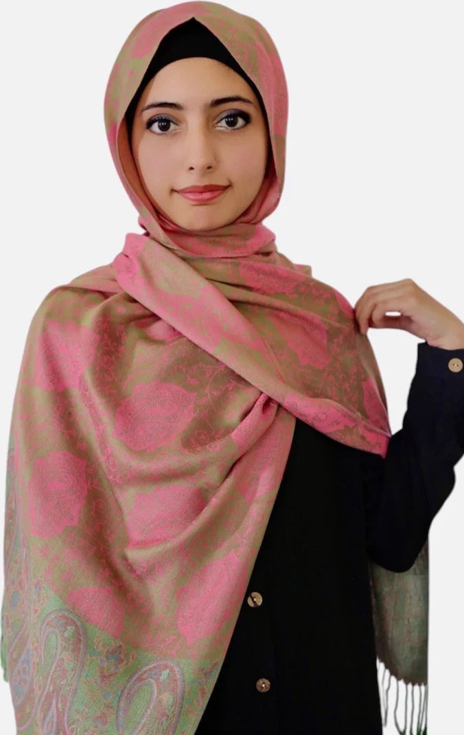 Forest Green Pashmina Shawl