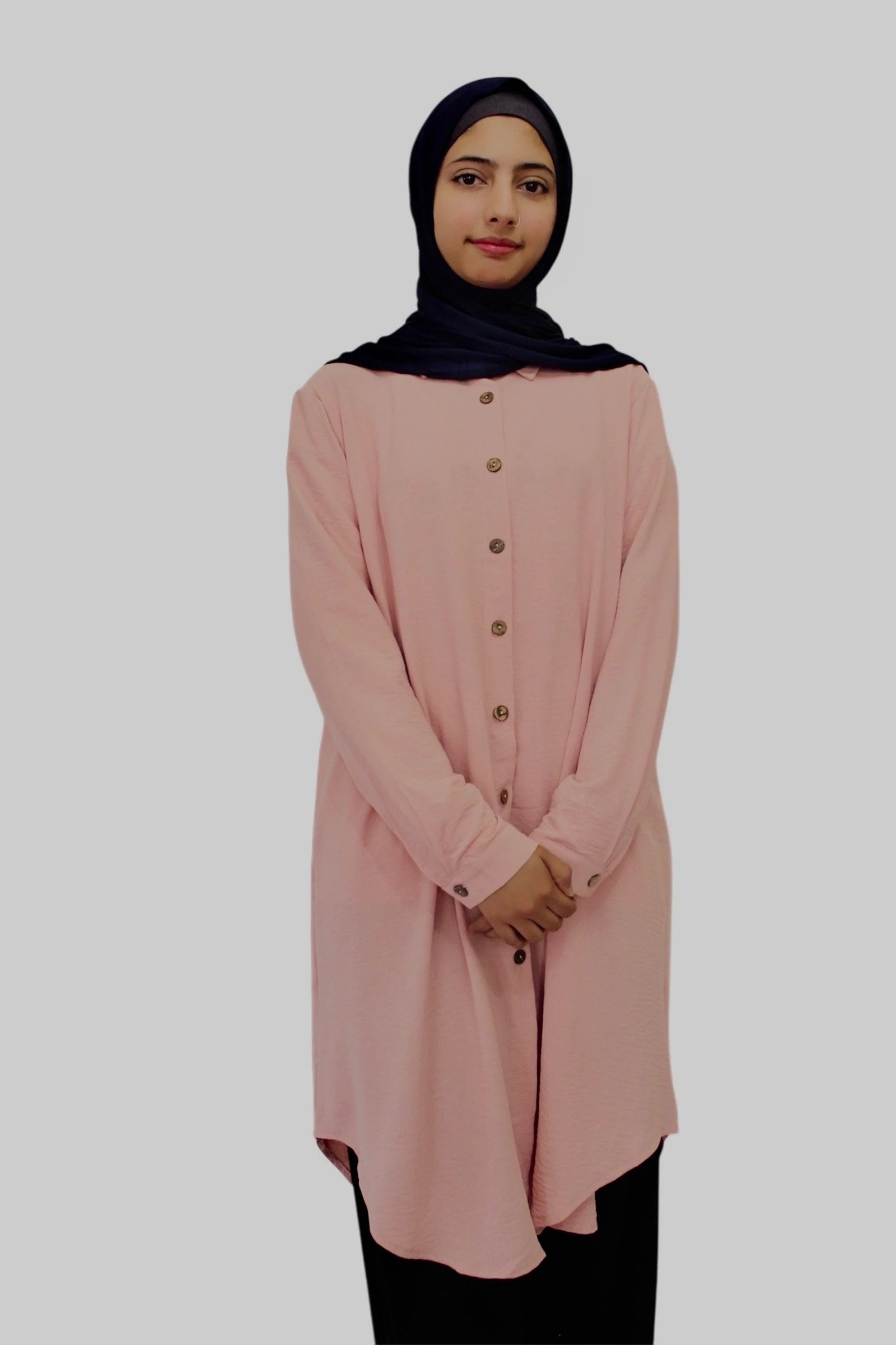 pink ethnic dress NAZM- Embroidered Hot Pink Ethnic Dress