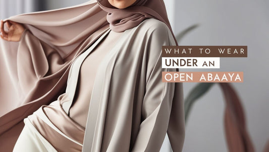 what to wear under an open abaya | Ayeshas Collection