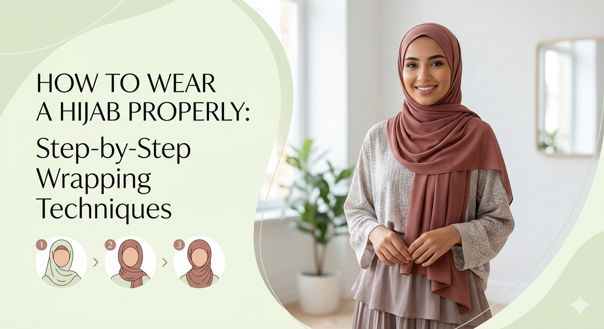 How to Wear a Hijab Properly: Step-by-Step Wrapping Techniques