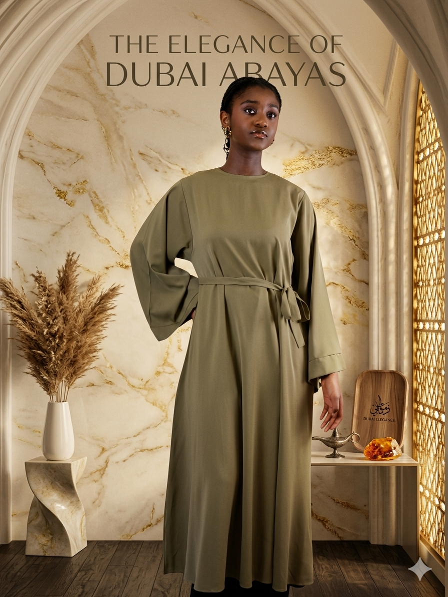 The elegance of Dubai abayas