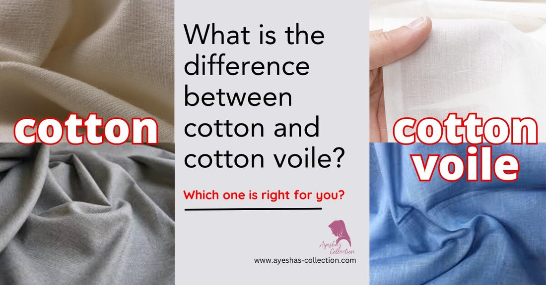What is the difference between cotton and cotton voile 