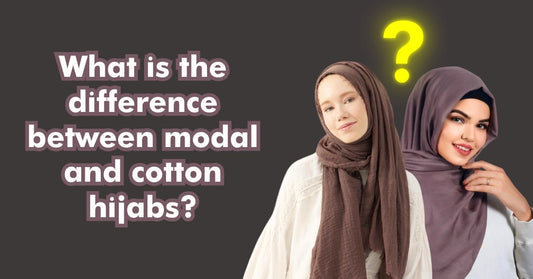 What is the difference between modal and cotton hijabs