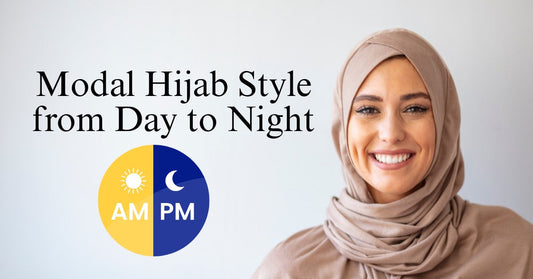 how to transition your modal hijab style from day to night in 5 minutes