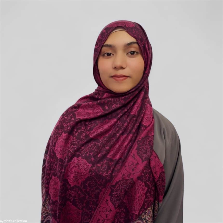 Pashmina Shawl | Pink and Black