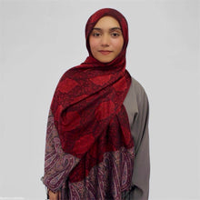 Pashmina Shawl | Red and Black