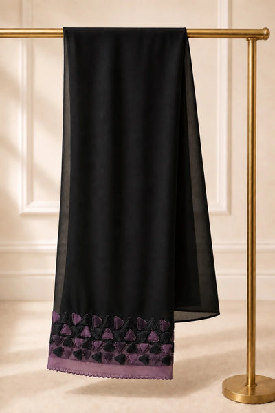 Ayesha's Luxury Embroidered Abaya set | Royal Purple