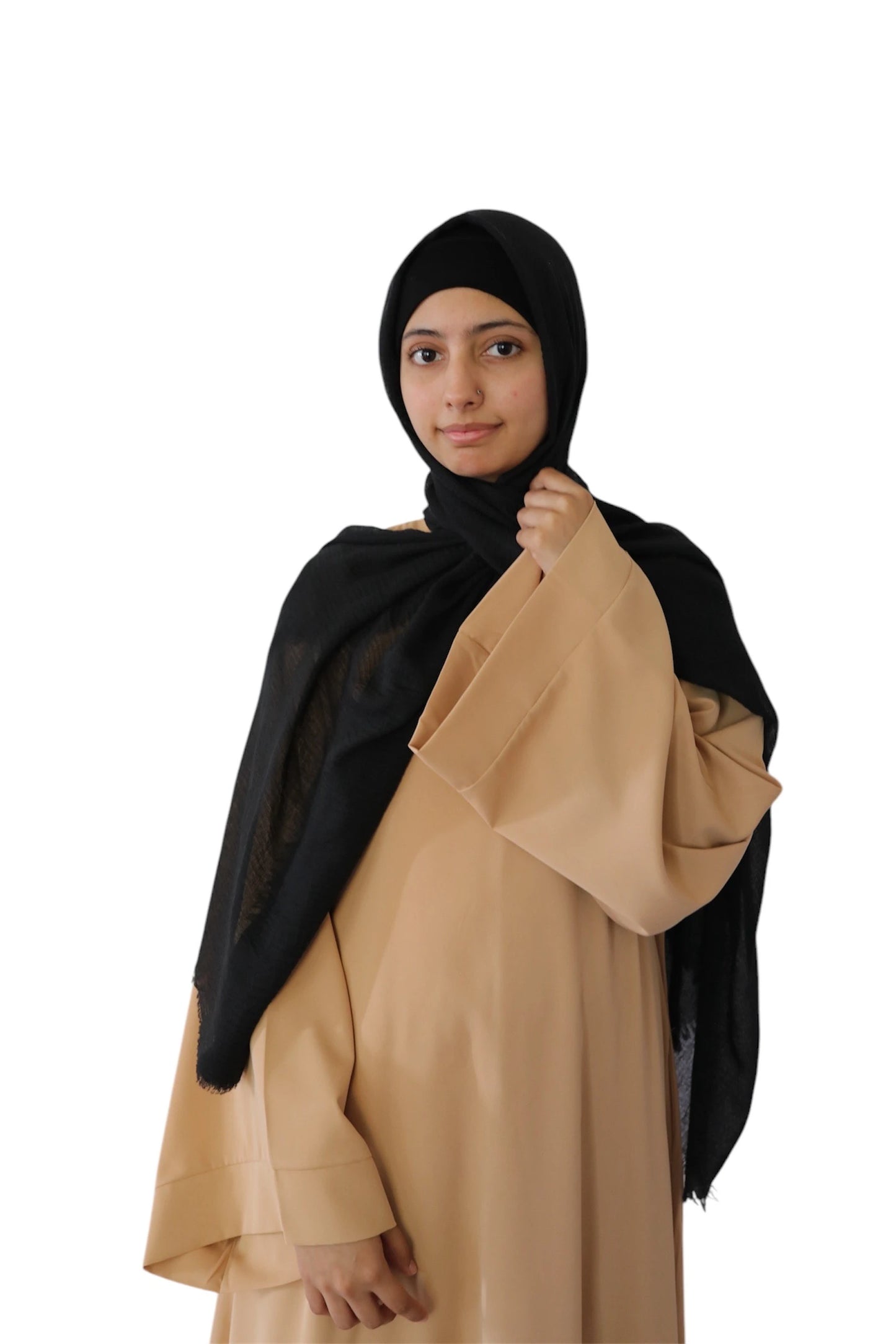 Black Cotton Head Scarf  - Ayesha’s Collection