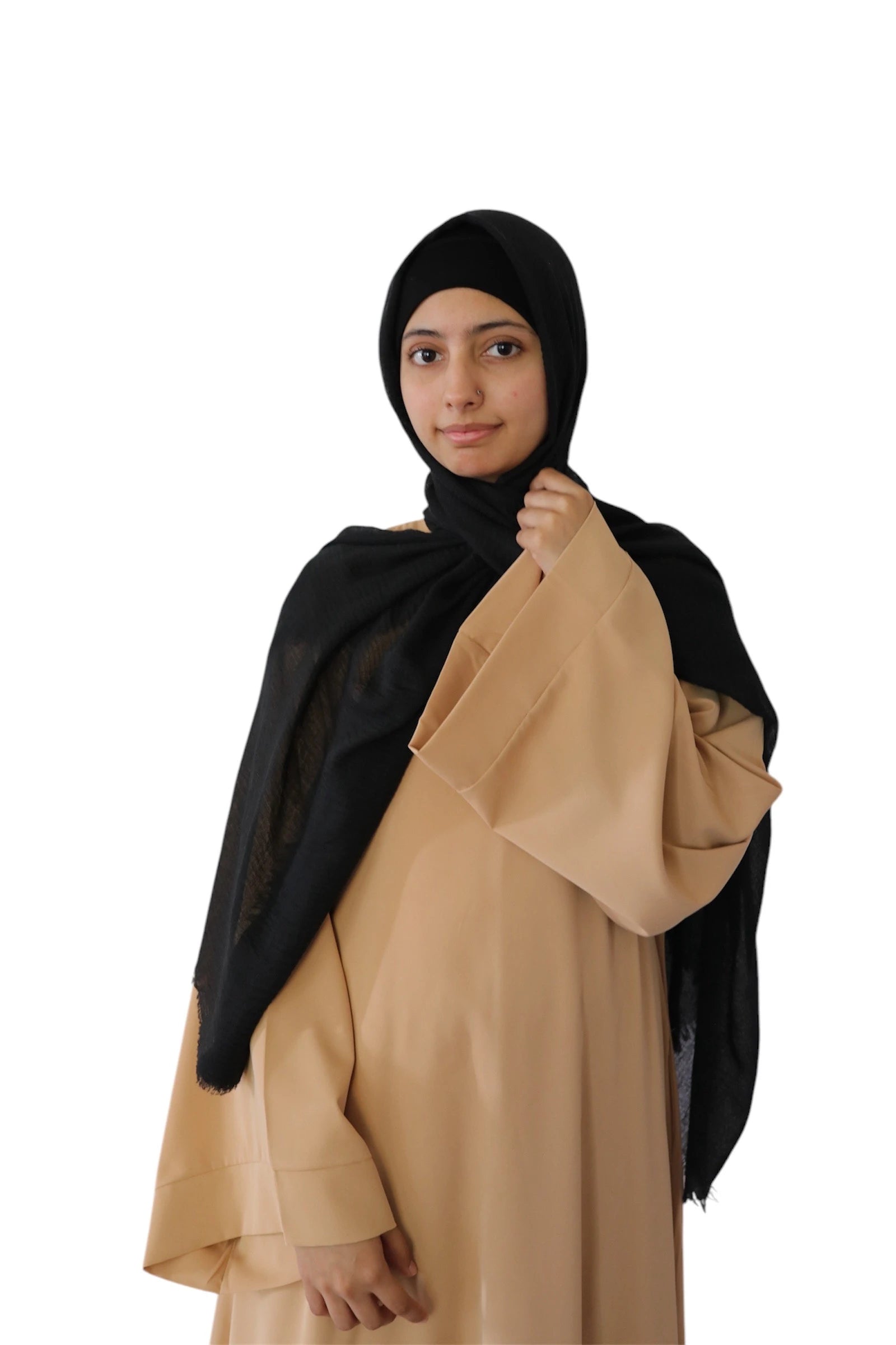 Black Cotton Head Scarf  - Ayesha’s Collection