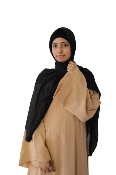 Black Cotton Head Scarf  - Ayesha’s Collection