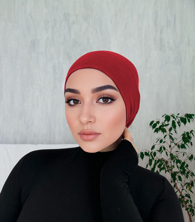 Premium Breathable Modal Hijab | Cherry
