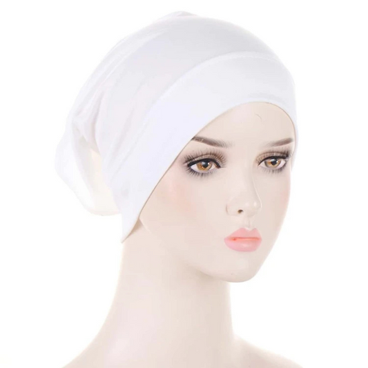 White Hijab Undercap - Ayesha’s Collection