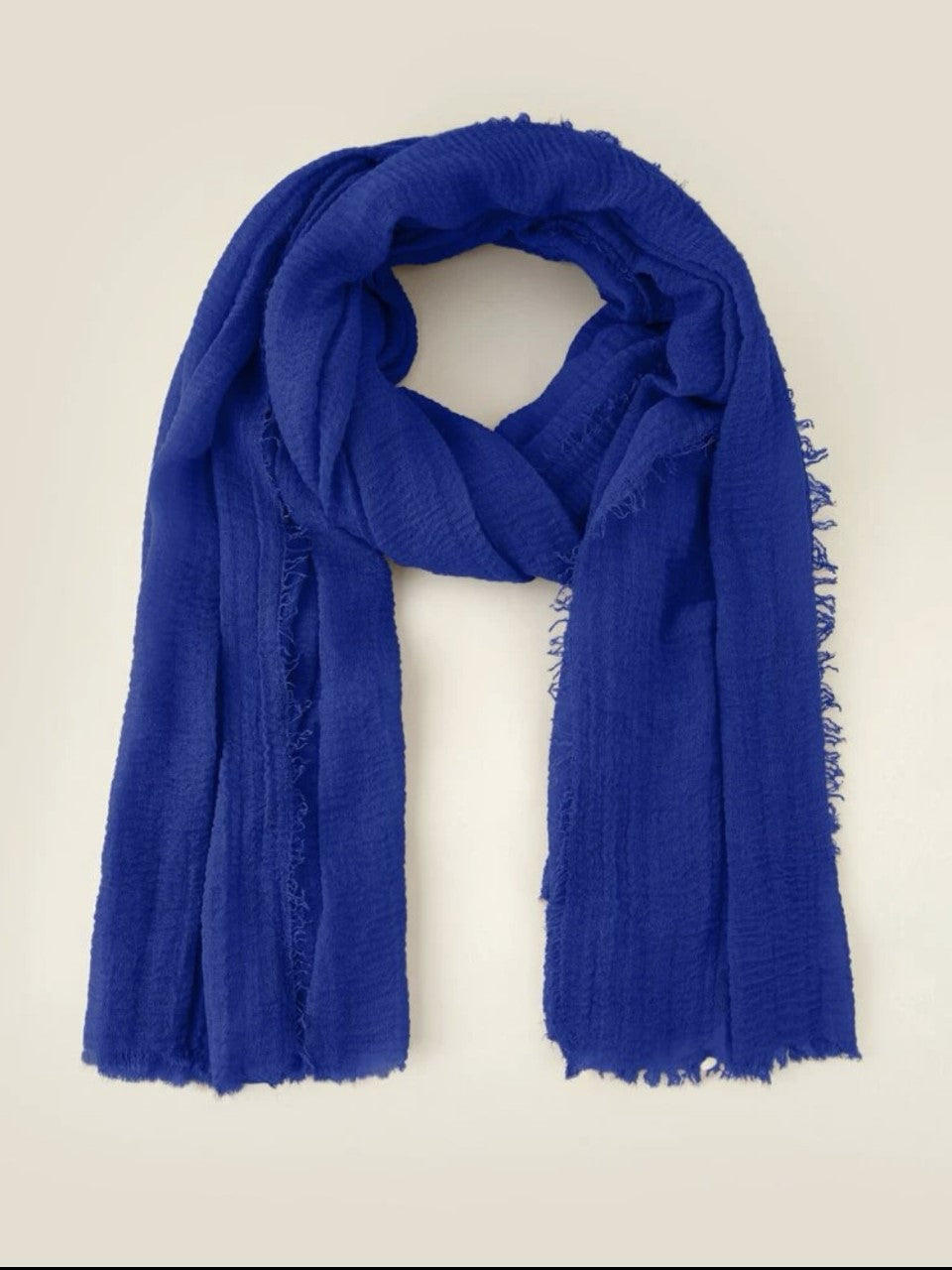 Royal Blue muslim cotton hijab - Ayesha’s Collection