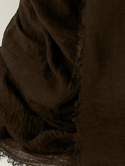 Cheap Mocha Brown Cotton Hijabs - Ayesha’s Collection