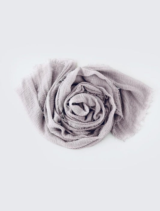 Long Light Purple Cotton Hijabs - Ayesha’s Collection
