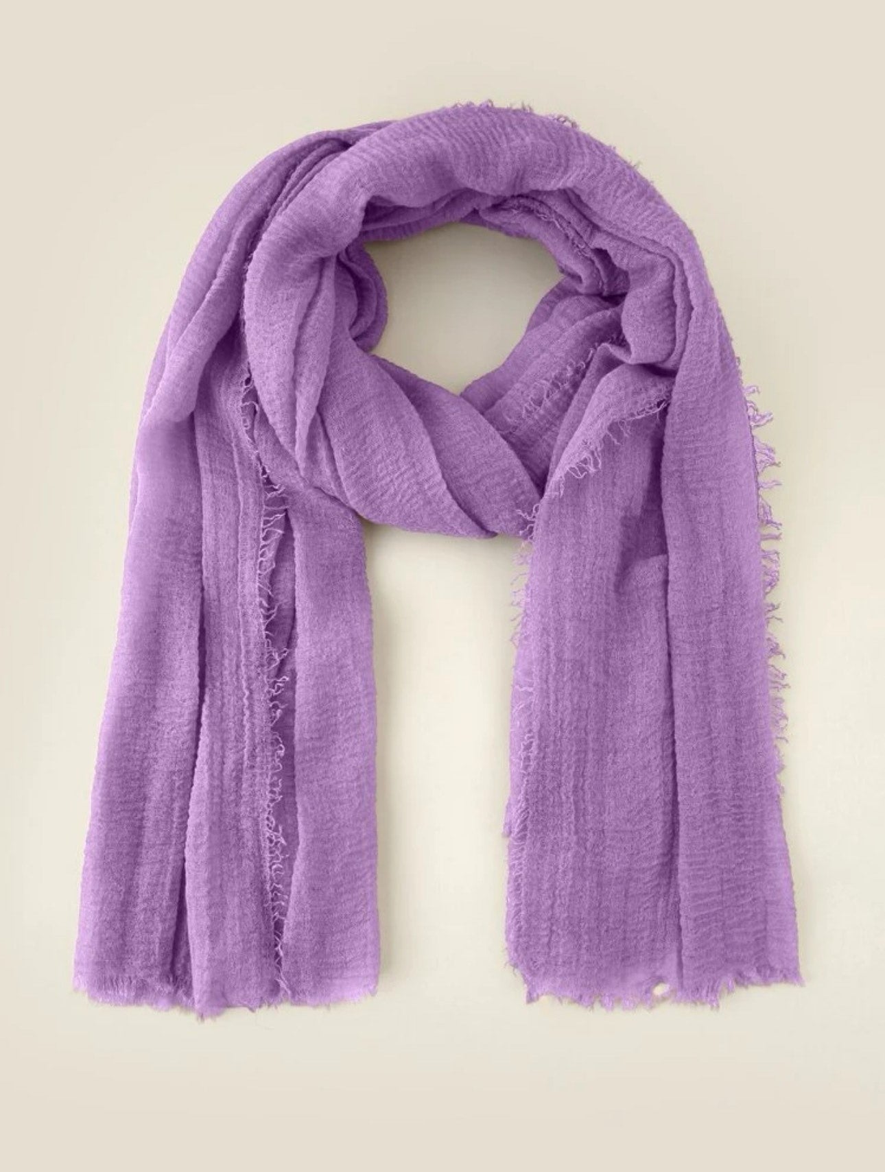 Mauve Purple Cotton Neck Scarf - Ayesha’s Collection - Ayesha’s Collection