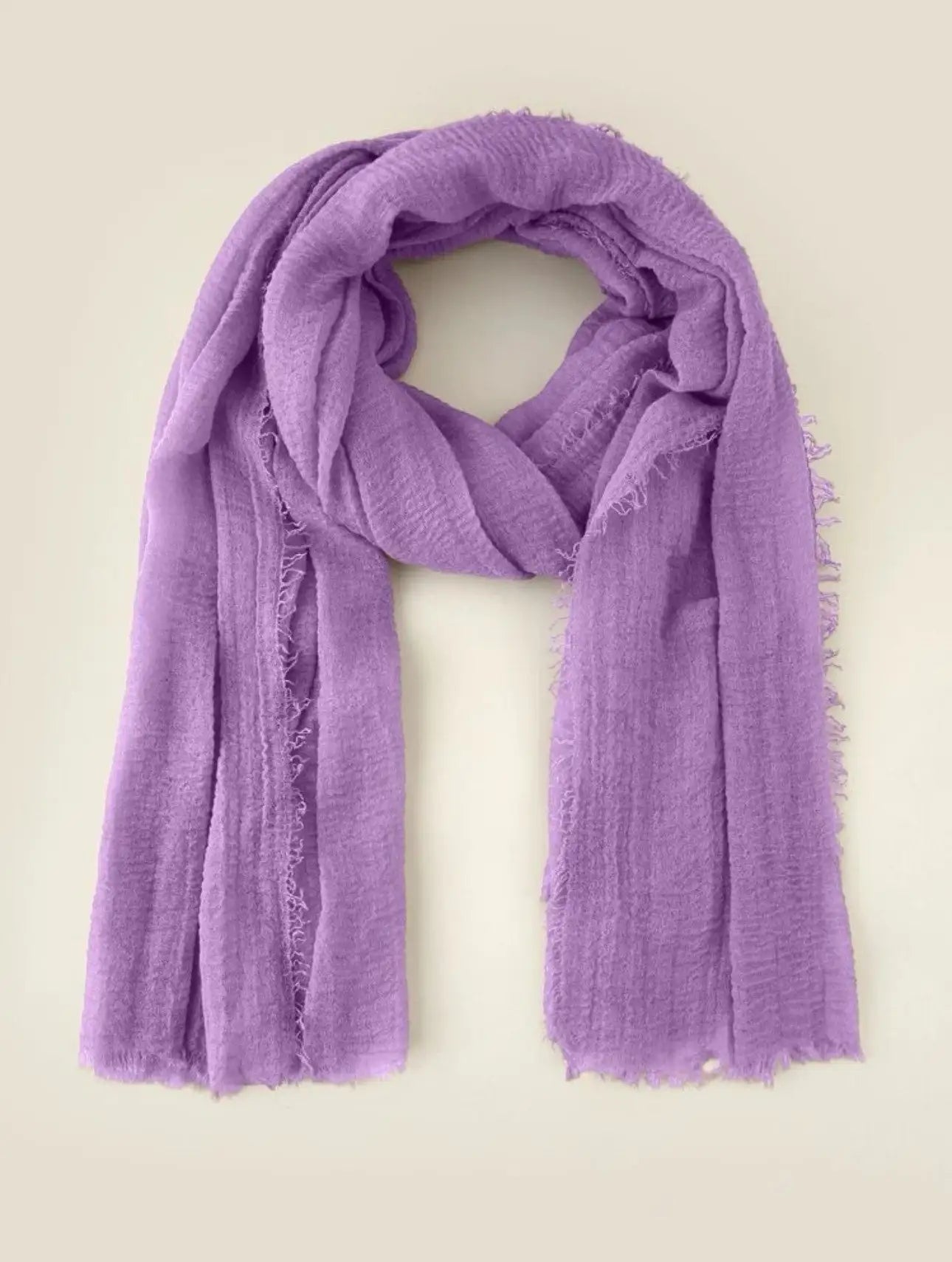 Mauve Purple Cotton Neck Scarf - Ayesha’s Collection - Ayesha’s Collection