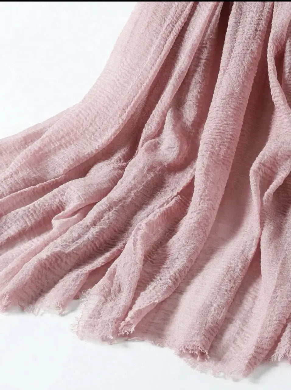 Purplish pink Textured Cotton Hijab - Ayesha’s Collection