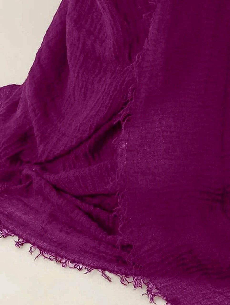 Purple Maroon Summer Cotton Hijabs - Ayesha’s Collection