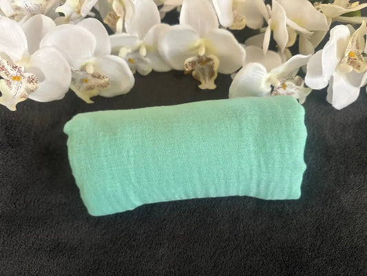 Sea Green Light Cotton Hijab - Ayesha’s Collection