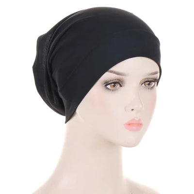 Black Hijab Undercap - Ayesha’s Collection