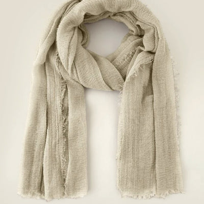 Premium Beige Cotton hijab - Cotton Scarf (Beige) - Ayesha’s Collection