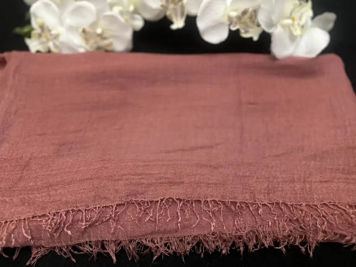 Organic Cotton Hijab (Salmon) - Ayesha’s Collection