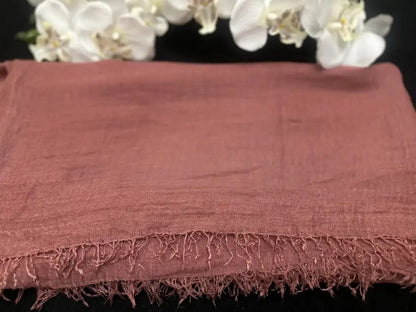 Organic Cotton Hijab (Salmon) - Ayesha’s Collection