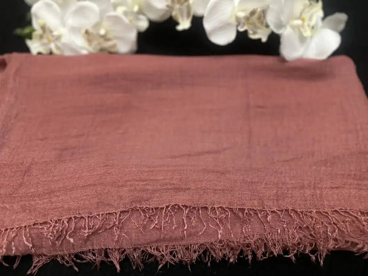 Organic Cotton Hijab (Salmon) - Ayesha’s Collection