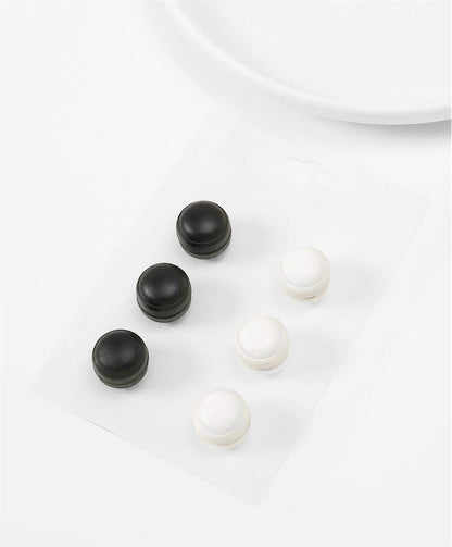 Cheap Hijab Magnets 6 Pack (Black & White) -Ayesha’s Collection