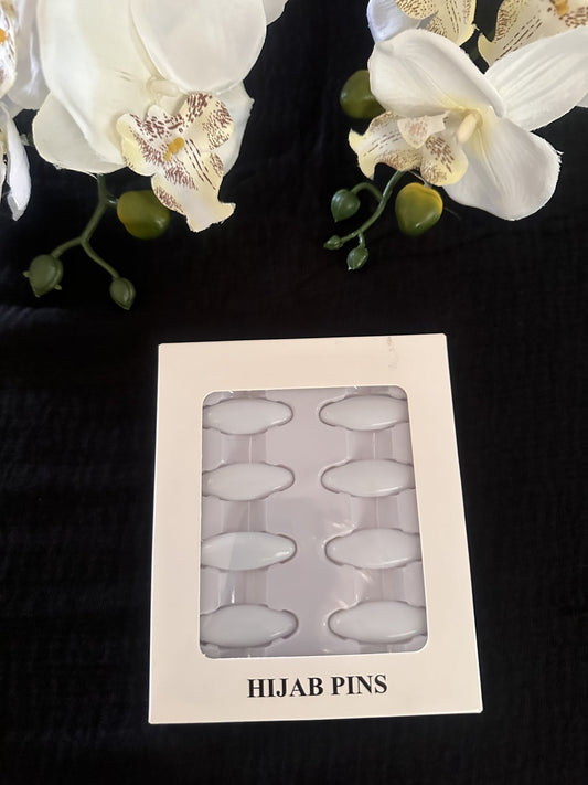 Hijab Pins (White)