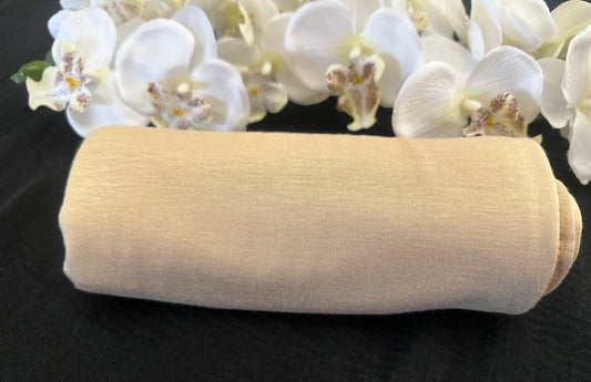 Premium Quality Cotton Jersey Hijab / Shawl | Tan