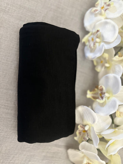 Premium Quality Cotton Jersey Hijab / Shawl | Black