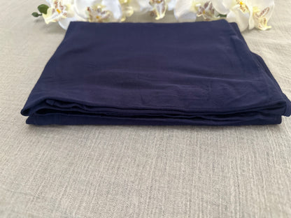Premium Quality Cotton Jersey Hijab / Shawl | Navy Blue