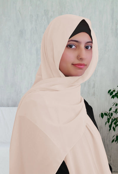 Lightweight Classic Chiffon Hijab | Beige