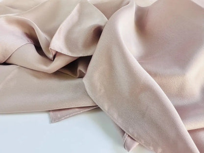 Matte Satin Silk Scarf (Light Pink) - Ayesha’s Collection