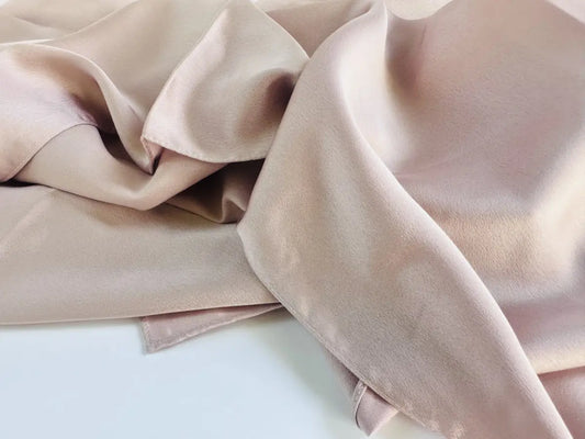 Matte Satin Silk Scarf (Light Pink) - Ayesha’s Collection