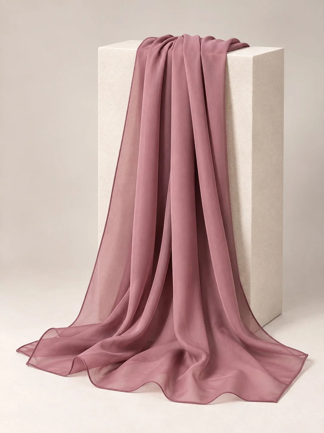 Open Front Button-Down Abaya with Matching Hijab | Pink