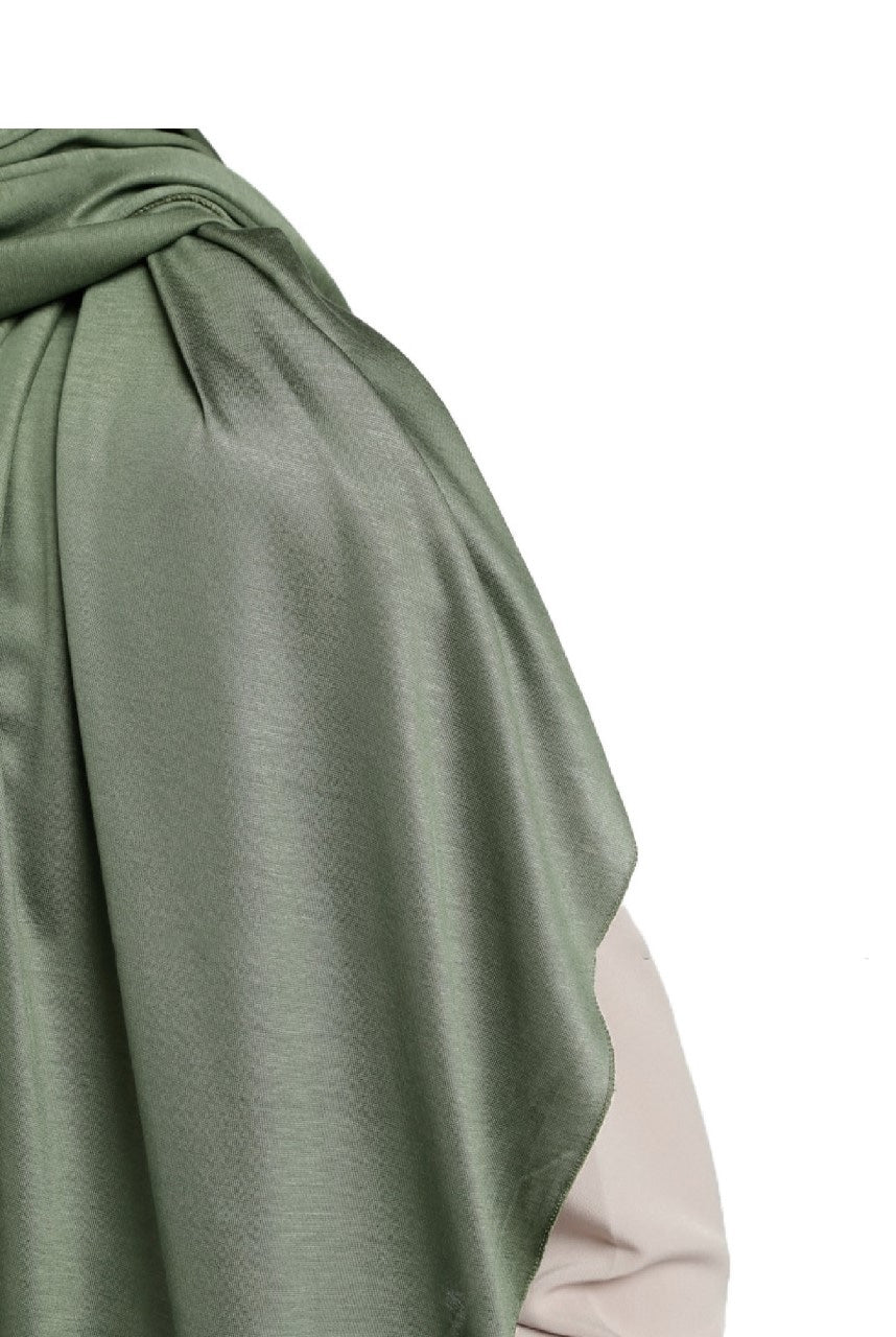 Premium Quality Jersey Viscose Hijab / Scarf | Light Green