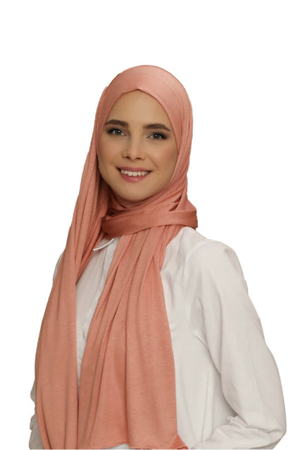 Premium Quality Jersey Viscose Hijab / Scarf | Reddish Pink
