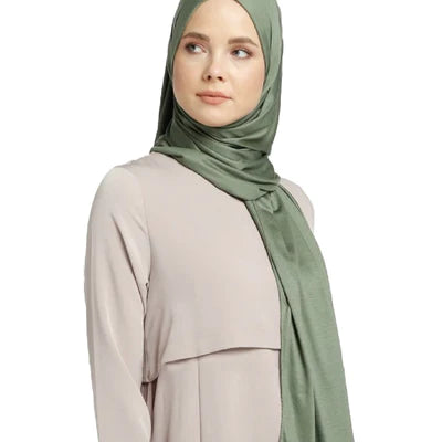 Premium Quality Jersey Viscose Hijab / Scarf | Light Green