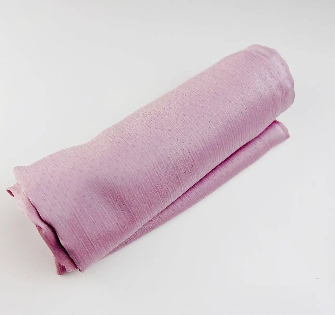 Satin Silk Crepe Dotted Shawl  Scarf (Baby Pink) - Ayesha’s Collection